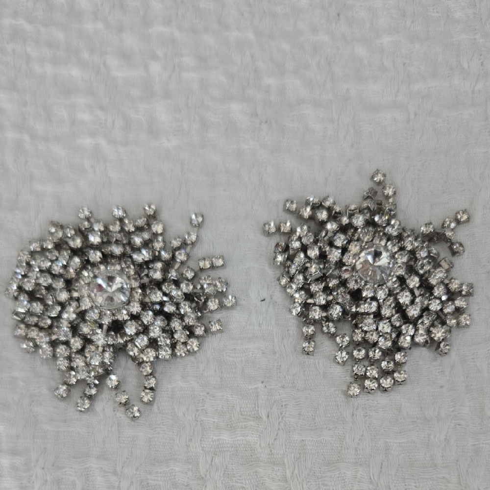Sparkling Silver Crystal For Shoes